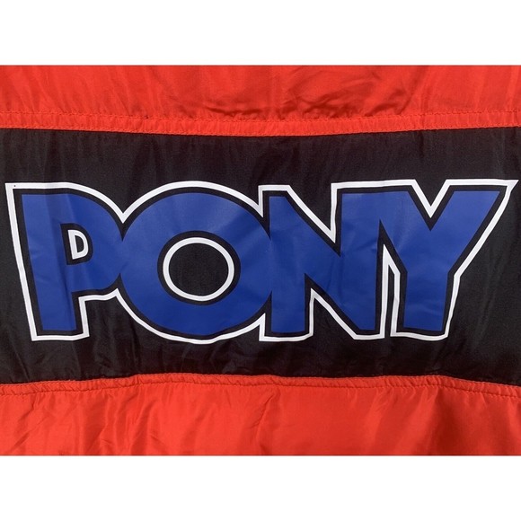 Forever 21 Men Pony Puffer Vest Red And Black Men's  L Retro Style 80s - Picture 10 of 11